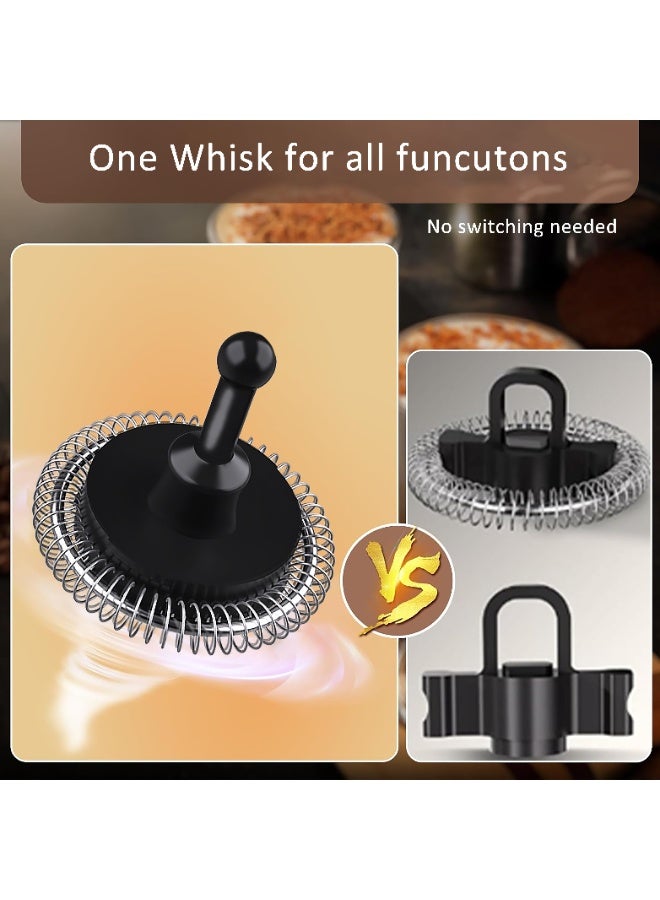 مخفوق الحليب الكهربائي مخفوق الحليب البخاري 5 في 1 متعدد الوظائف صانع رغوة الحليب الساخن والبارد 400 واط سخان حليب أوتوماتيكي هادئ لاتيه كابتشينو شوكولاتة ساخنة - Image 4